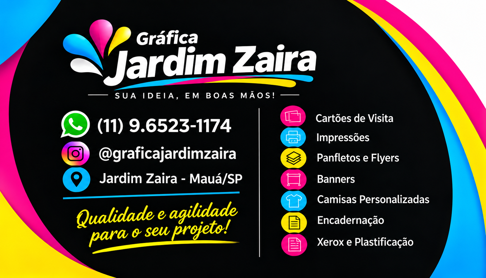 1000 Cartões de Visita Em Couché 250grama Brilho 4X0