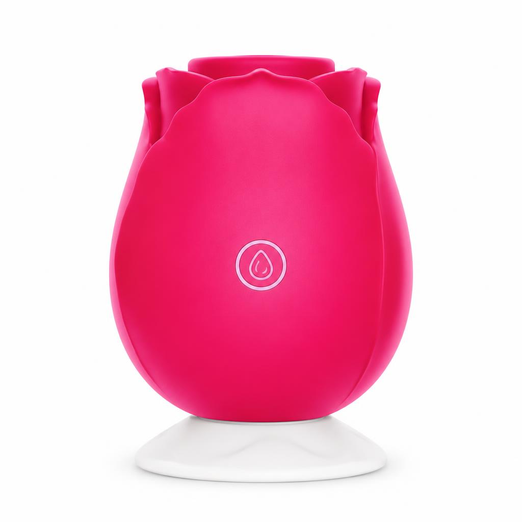 Rosa vibratória recarregável com 10 modos de pulsação