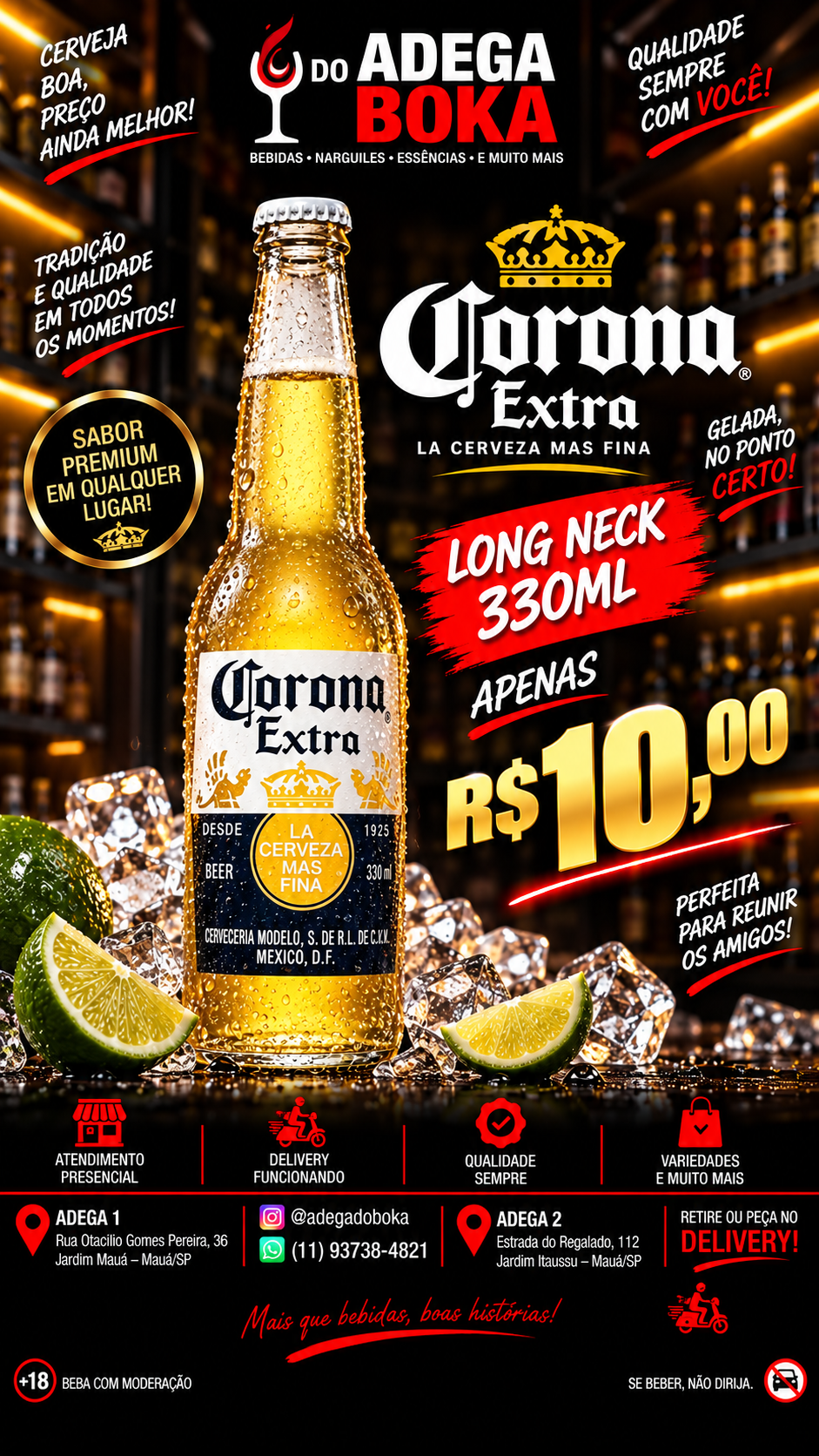 Cerveja Corona Extra long neck 330 ml