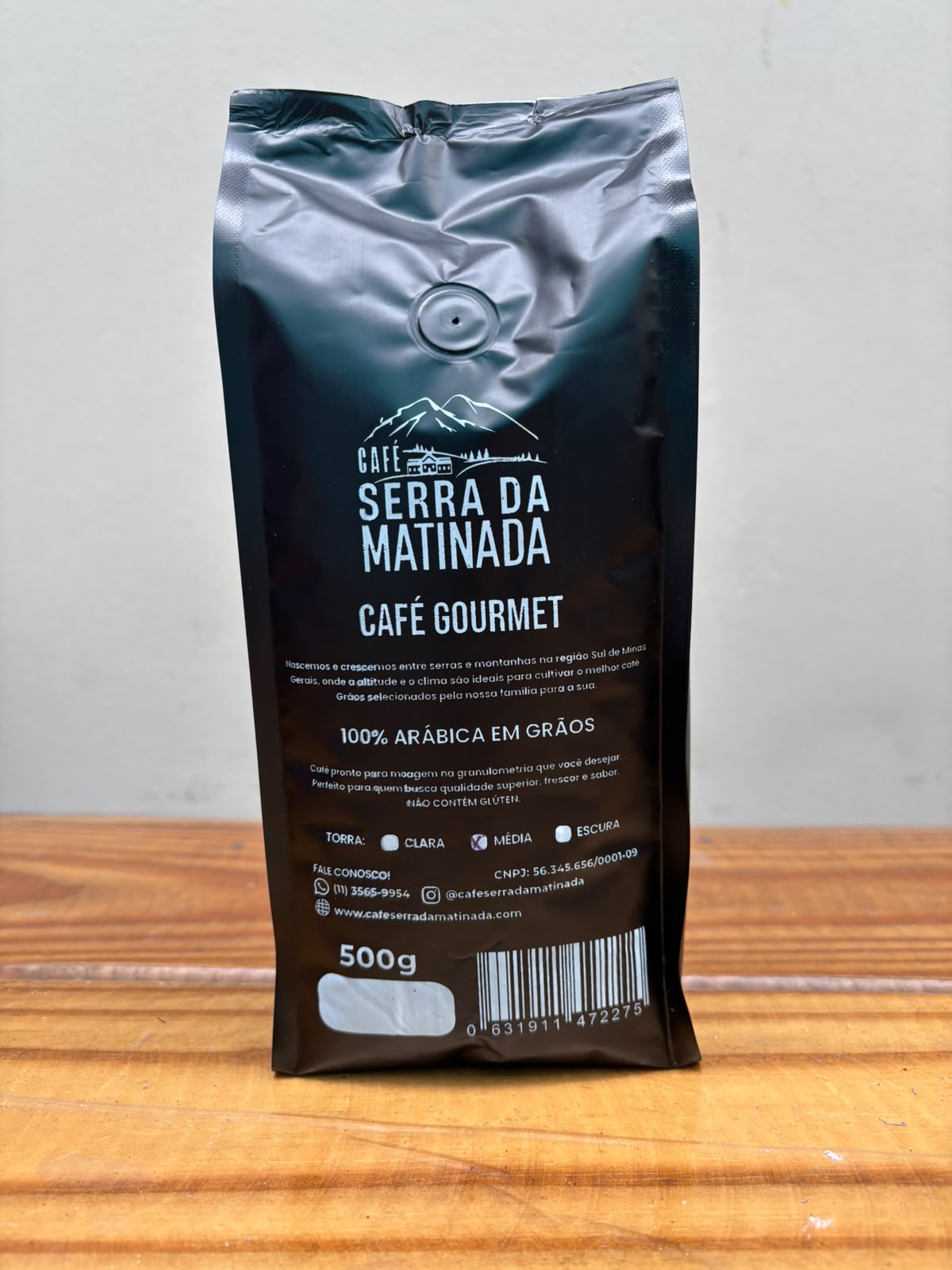 Café Torrado em Grãos.