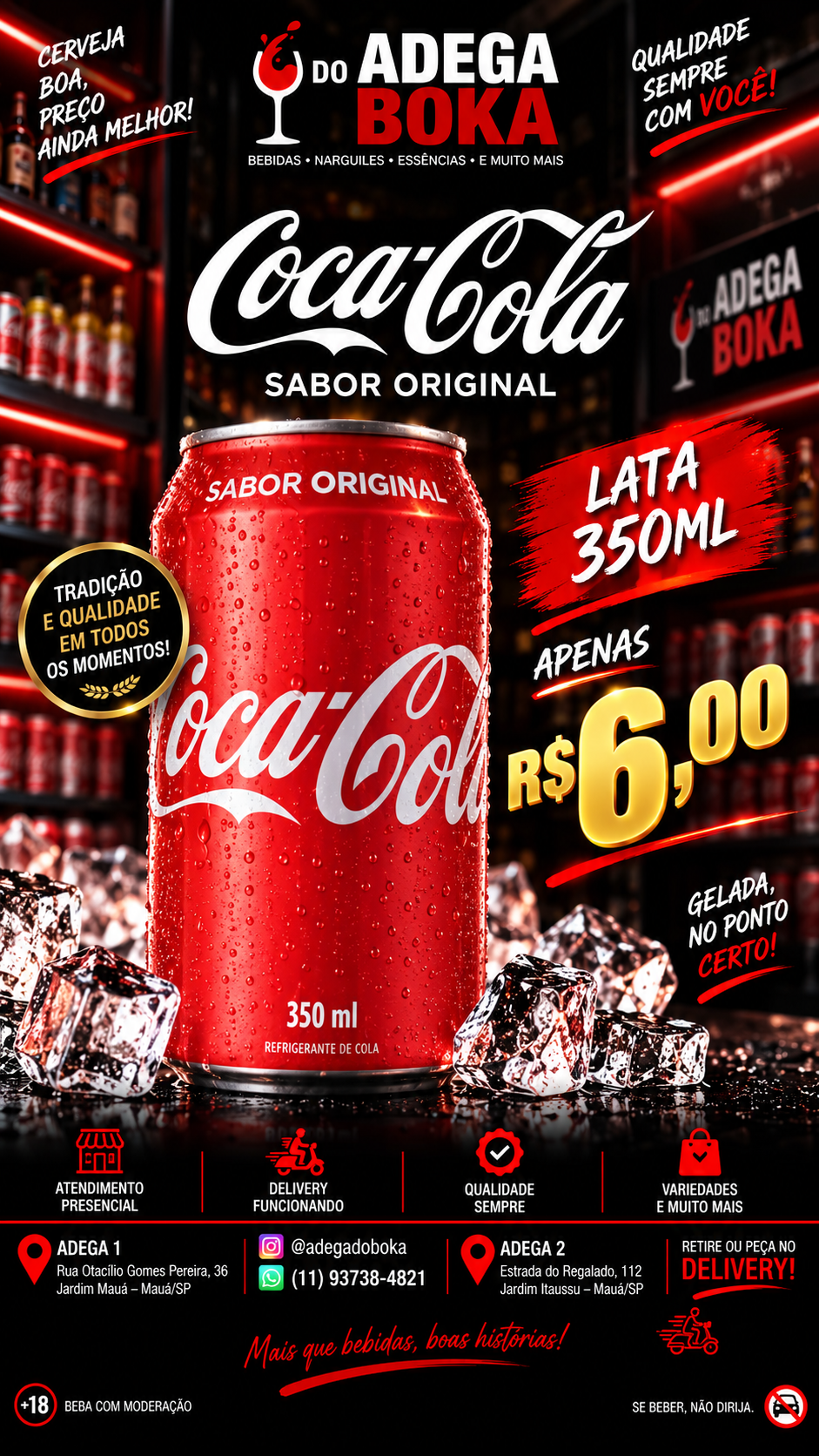 Refrigerante Coca-Cola sabor original lata 350 ml